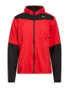 Mizuno Man Jacket Red Size M Polyester In Red