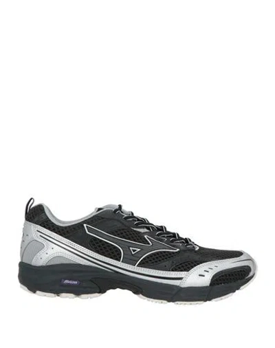 Mizuno Man Sneakers Black Size 8 Textile Fibers, Synthetic Material
