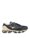 Mizuno Man Sneakers Charcoal Size 12 Soft Leather, Textile Fibers In Grey