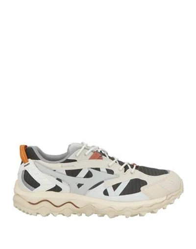 Mizuno Man Sneakers Grey Size 7.5 Textile Fibers In Multi