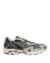 Mizuno Man Sneakers Lead Size 9 Textile Fibers, Leather In Grey