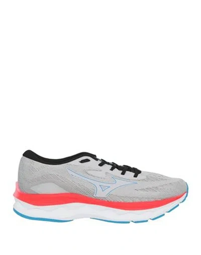 Mizuno Man Sneakers Light Grey Size 10.5 Textile Fibers In Multi