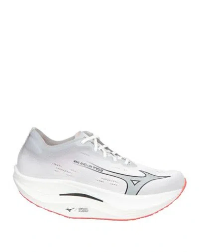 Mizuno Man Sneakers Light Grey Size 8 Textile Fibers In Gray