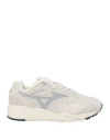 Mizuno Man Sneakers Light Grey Size 7 Ovine Leather, Textile Fibers