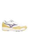 Mizuno Man Sneakers Marigold Size 9 Leather, Textile Fibers In Yellow