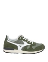 Mizuno Man Sneakers Military Green Size 5 Leather, Textile Fibers