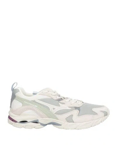 Mizuno Man Sneakers Sage Green Size 9 Pigskin, Textile Fibers