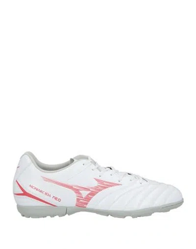 Mizuno Man Sneakers White Size 9 Textile Fibers