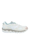 Mizuno Man Sneakers White Size 12 Textile Fibers In White