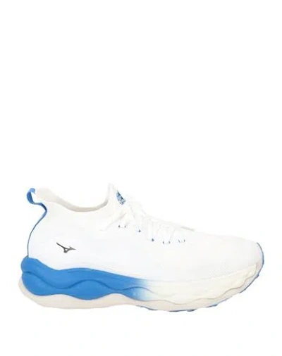 Mizuno Man Sneakers White Size 9 Textile Fibers, Synthetic Fibers