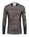 Mizuno Man T-shirt Black Size L Polyester, Polyacrylic, Elastane In Gray