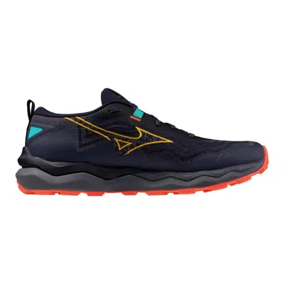 Mizuno Men's Daichi 9 Shoes In Baritone Blue/citrus