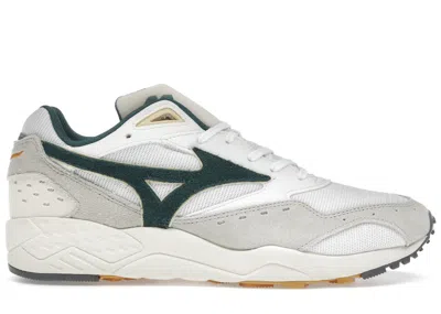 Pre-owned Mizuno Men's  Contender S Sneakers In Snow White/bistro Green/summer Sand