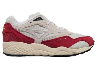 Pre-owned Mizuno Men's  Contender Sneakers In White/red In Multi