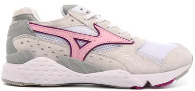 Pre-owned Mizuno Men's  Mondo Control La Mjc Matiere Grise Sneakers In White/pink/grey In Multi