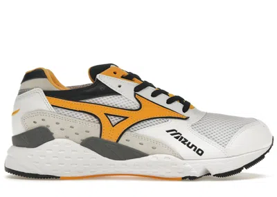 Pre-owned Mizuno Men's  Mondo Control Sneakers In White/yellow/black In Multi