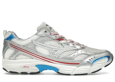 Pre-owned Mizuno Men's  Mxr Osaka Pack Sneakers In Pristine/high Risk Red/blue Pace In Multi