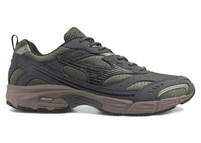 Pre-owned Mizuno Men's  Mxr Tech Sneakers In Agave Green/black/metallic Gray