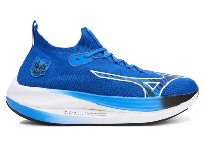 Pre-owned Mizuno Men's  Neo Vista Onihayai Pack Sneakers In Red Oni/blue Oni In Multi