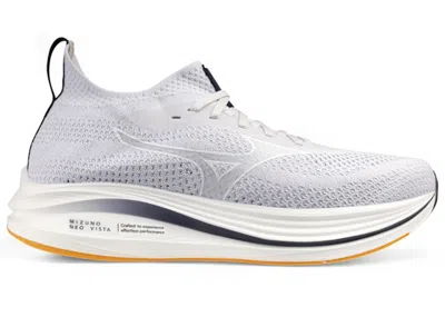Pre-owned Mizuno Men's  Neo Zen Sneakers In Nimbus Cloud/white/tangelo