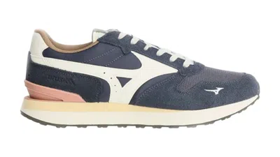 Pre-owned Mizuno Men's  Rb87 Sneakers In Navy Blue/white/salmon Pink