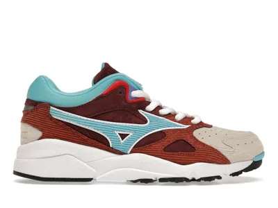 Pre-owned Mizuno Men's  Sky Medal Hanon The Angels Share Sneakers In Brown/blue/grey