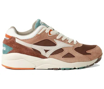 Pre-owned Mizuno Men's  Sky Medal Premium Sneakers In Chicory Coffee/silver Cloud/silver Pine