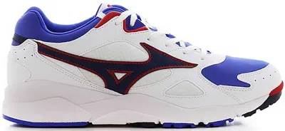 Pre-owned Mizuno Men's  Sky Medal Sport Gb Rowing Sneakers In White/blue/red In Multi
