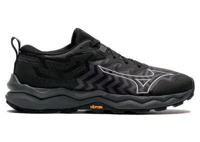 Pre-owned Mizuno Men's  Wave Daichi 8 Goretex Sneakers In Ebony/ultimate Gray/black
