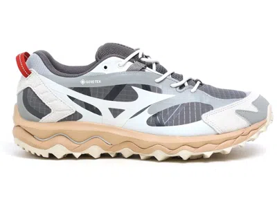 Pre-owned Mizuno Men's  Wave Mujin Tl Goretex Sneakers In Quiet Shade/silver Birch/ginger Root