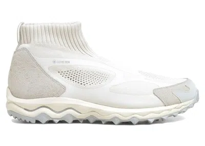 Pre-owned Mizuno Men's  Wave Mujin Tl Mid Goretex Nonnative Sneakers In Off White