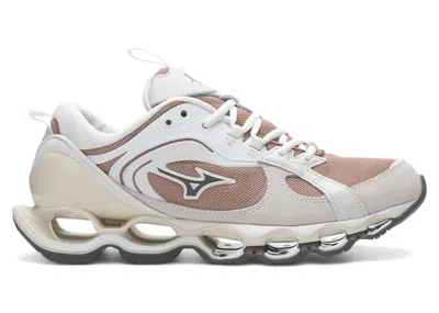 Pre-owned Mizuno Men's  Wave Prophecy Beta 2 Sneakers In Tiger's Eye/major Brown/white Sand