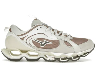 Pre-owned Mizuno Men's  Wave Prophecy Beta 2 Sneakers In Tiger's Eye/major Brown/white Sand