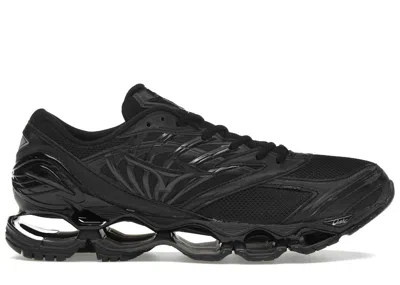 Pre-owned Mizuno Men's  Wave Prophecy Long Sleeve Sneakers In Black