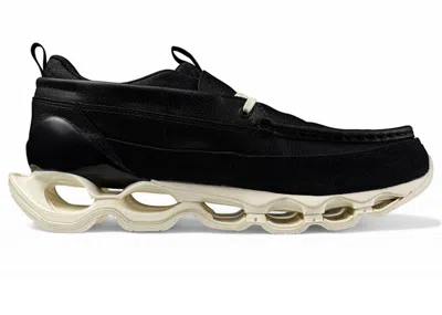 Pre-owned Mizuno Men's  Wave Prophecy Moc Goretex Sneakers In Black/off/white