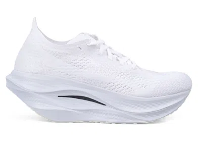 Pre-owned Mizuno Men's  Wave Rebellion Pro 3 Comme Des Garçons Sneakers In White