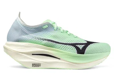 Pre-owned Mizuno Men's  Wave Rebellion Pro 3 Sneakers In Neo Mint/black