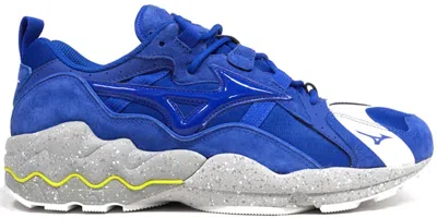 Pre-owned Mizuno Men's  Wave Rider 1 Mita Sneakers No Borders In Blue/white/grey