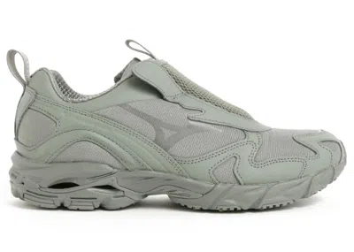 Pre-owned Mizuno Men's  Wave Rider 10 Beams Bespoke Sneakers In Sage Green