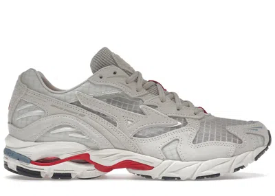Pre-owned Mizuno Men's  Wave Rider 10 Highsnobiety Sneakers In White/red/blue