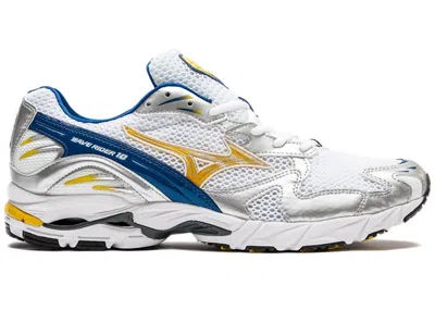 Pre-owned Mizuno Men's  Wave Rider 10 Og Pack Blue Sneakers In White/sunstruck/mazarine Blue
