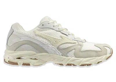 Pre-owned Mizuno Men's  Wave Rider 10 Premium Sashiko Pack Sneakers In Off White