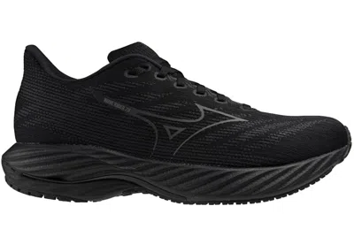 Pre-owned Mizuno Men's  Wave Rider 28 Sneakers In Black/shade