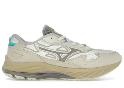 Pre-owned Mizuno Men's  Wave Rider Beta Premium Sneakers In Summer Sand/vintage Khaki/cedar