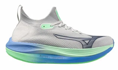 Mizuno Men's Neo Vista Shoe In White - Frontier Blue In Multi