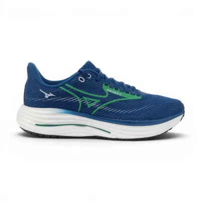 Mizuno Men's Rider 29 Running Shoes In Blue/green In Multi