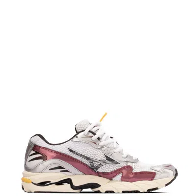 Mizuno Men's Sneakers  D1ga2431 14 - Wave Rider 10 White Black Sand Syrah