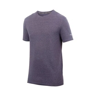 Mizuno Men's Standard Infinity Tee In Navy In Purple