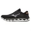 Mizuno Men's Wave Horizon 6 Running Shoes In Black/silver In Black