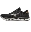 Mizuno Men's Wave Horizon 6 Running Shoes In Black/silver In Black